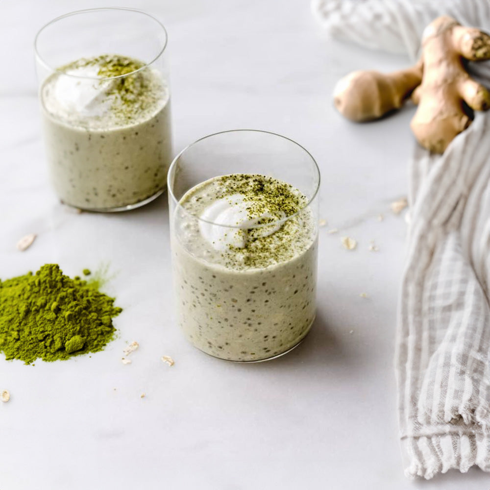 Ginger Matcha Overnight Oats Breakfast Simplified Master Matcha