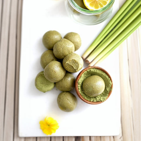 Lemongrass Matcha Energy Balls: Your Zesty Boost