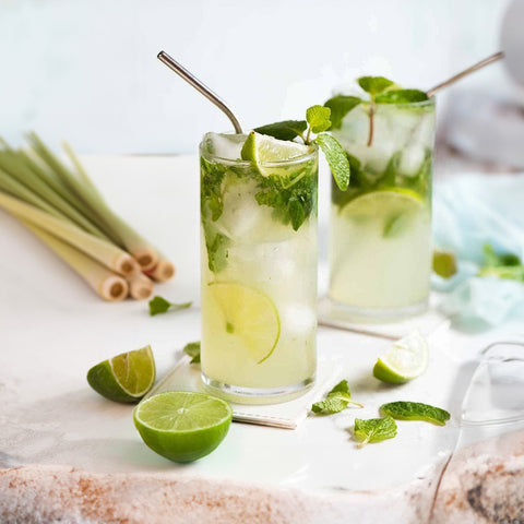 Lemongrass Matcha Mojito: A Stir of Freshness