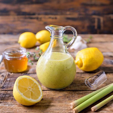 Lemongrass Matcha Salad Dressing: A Pour of Health