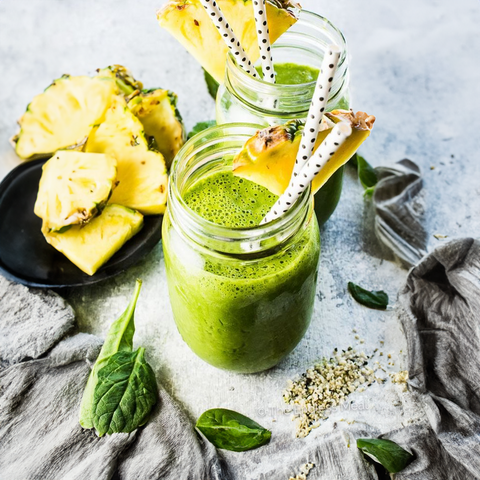 Tropical Lemongrass Matcha Smoothie: Your Tropical Escape